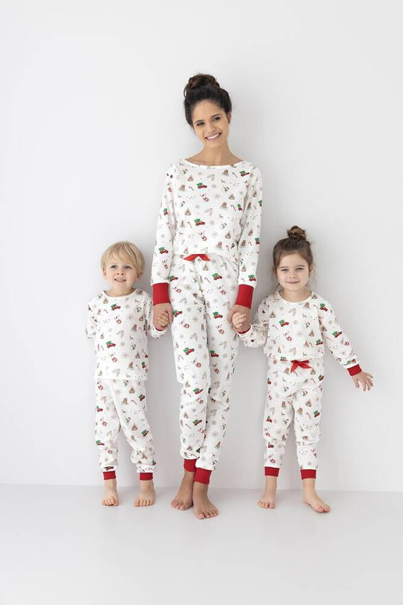 Pijama pentru femei Samantha Sensis -ecru