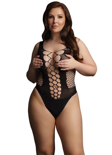 Bodystocking DES023 Le Désir senzual body cu decupaje geometrice