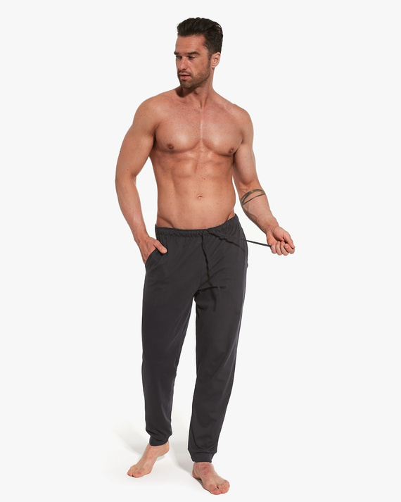 Pantaloni de pijama Cornette 321/02 grafit - bumbac, confortabili si aerosi
