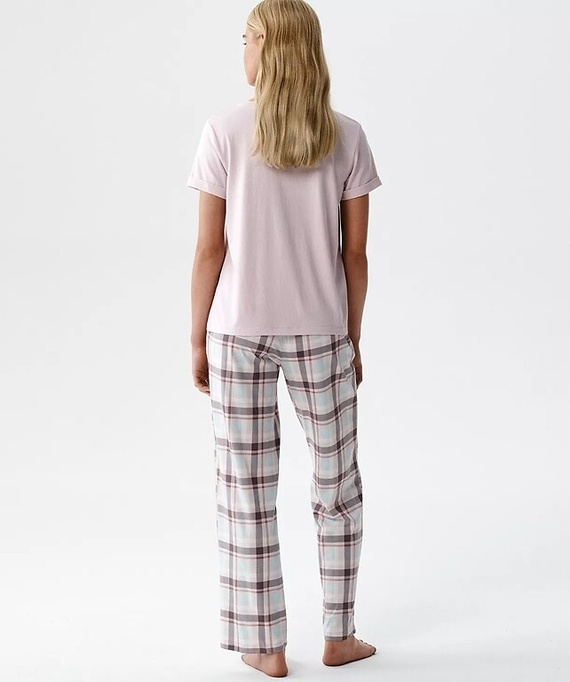 Pijama damă Atlantic NLP-513 modal bumbac mânecă scurtă pantaloni