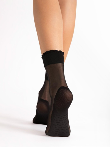 G 1103 Pico Massage Socks 20den Fiore negru