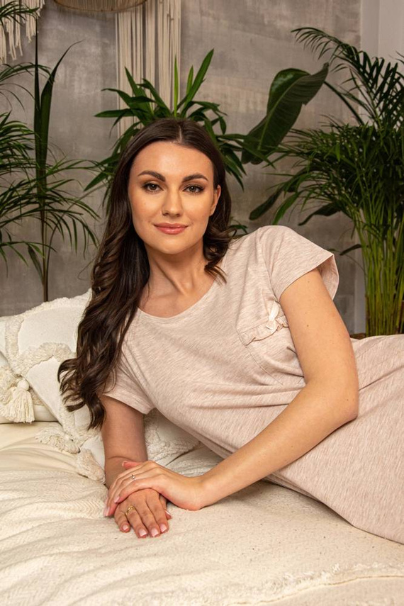 677 Cămașă de noapte Mariposa II Forex - bej melange