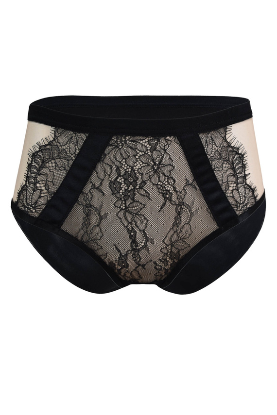 19245 Chiloți Monaco Black Milano - dantelă, eleganti și confortabili