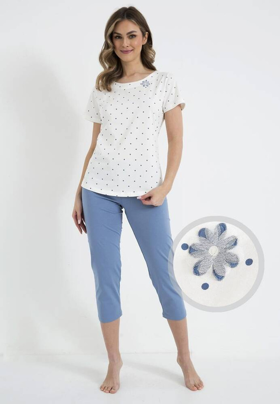 436 Cana ecru pijamale dama