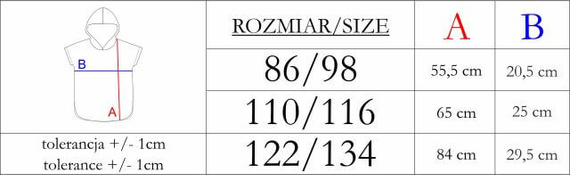 Poncou pentru copii Nicol 224392 din mușelin 100% bumbac cu glugă - bej