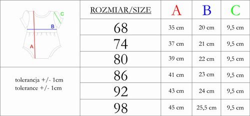 212152 Rampete cu mânecă scurtă „Tola” Nicol