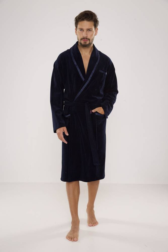 666 Ronaldo halat bărbați De Lafense - albastru marin