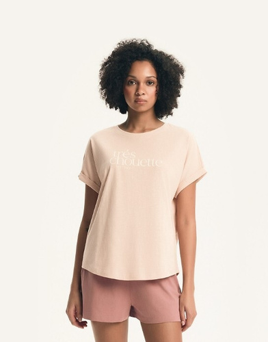 Pijamale dama 44487 Emela Henderson – Bumbac de calitate, mânecă scurtă, șorturi, talie reglabilă