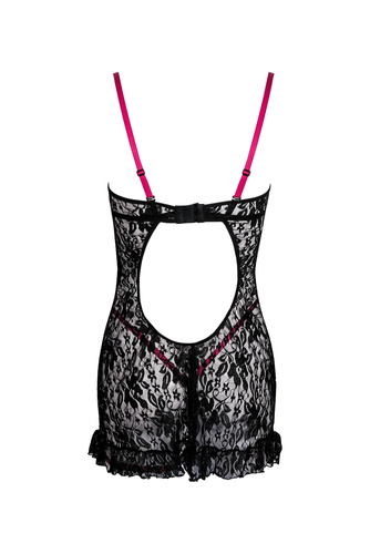 Jaime halka koszulka damska Anais - czarny