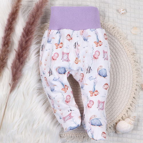 ABN-5484 Underwater World Nini costume de dormit din bumbac organic