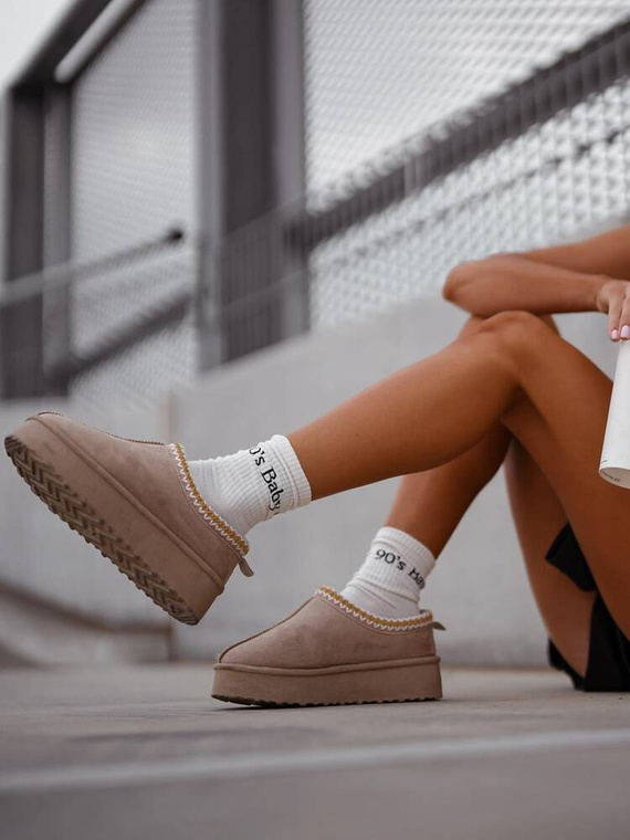 0200-125 Șosete damă 90's Baby Milena - ecru