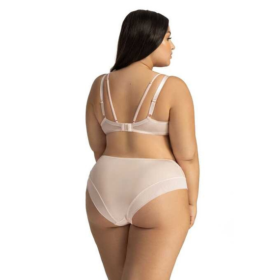 2163 Sutien semi-moale AVA cu pudră Sutien elegant semi-umflat cu dantelă