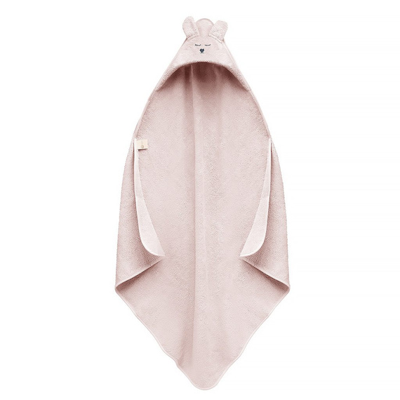 Prosop din bambus Yosoy cu urechi - roz pudrat