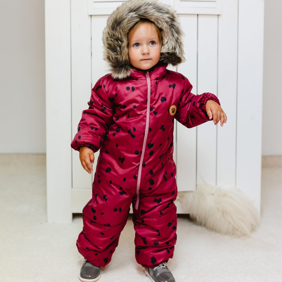 Dogs & Spots Eevi salopetă de iarnă - fructe de pădure