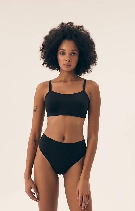 43670 Fleda Tanga de dama pachet de 2 Henderson - negru-bej