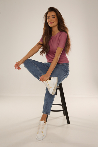 698 Freya Bluză cu mânecă scurtă De Lafense - berry