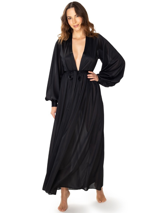 86664 Halat de baie peignoir Imperia Seagull - negru