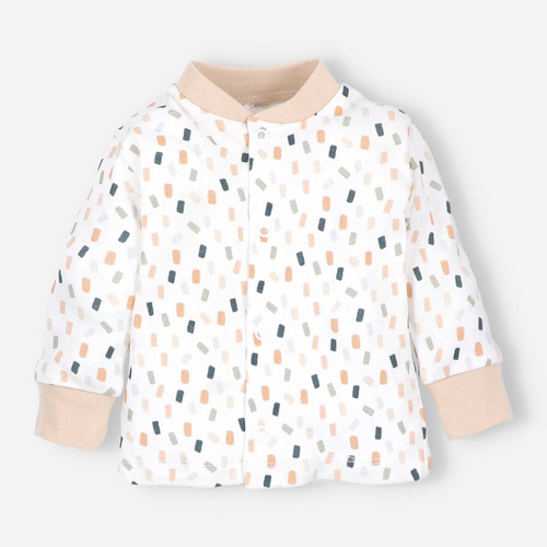 ABN-5328/KRE Caftan pentru copii Nini crem din bumbac organic