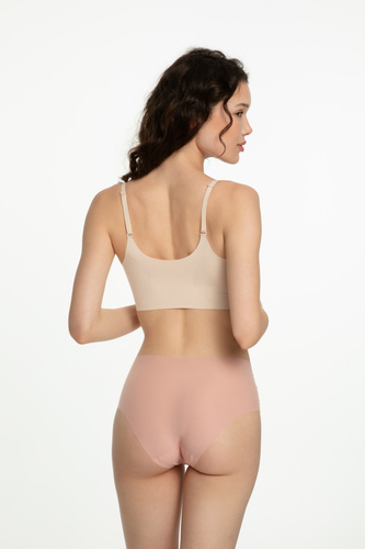 Mousse Maxi Panties Julimex peach - chiloți de damă fără cusături, invizibili sub haine