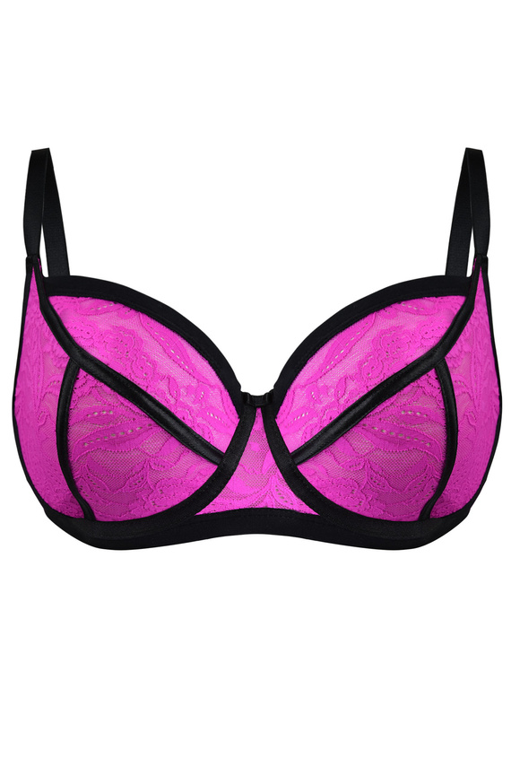 19234 Sutien Joy Soft Milano – fucsia, dantela