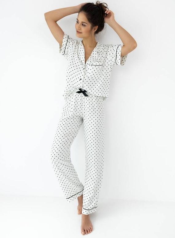 Pijamale Chanel Sensis pentru damă - crem