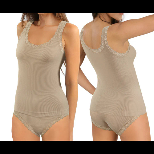 Maieu damă Sesto Senso 6109 dantelă fără cusături elastic confort sabia