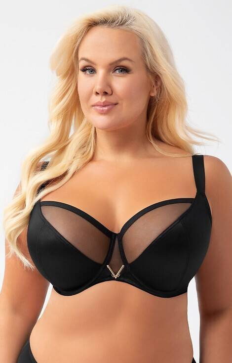 K 564 Vicky Sutien moale Gorsenia negru