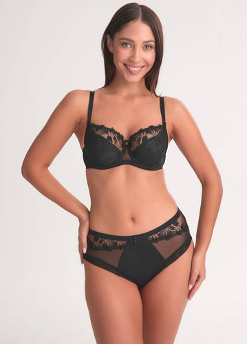 Sutien cu semi-umplutură BS 1302 Paris Gaia - Negru