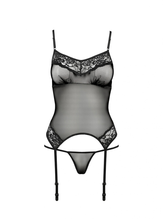 Melania Corset gorset damski Passion czarny