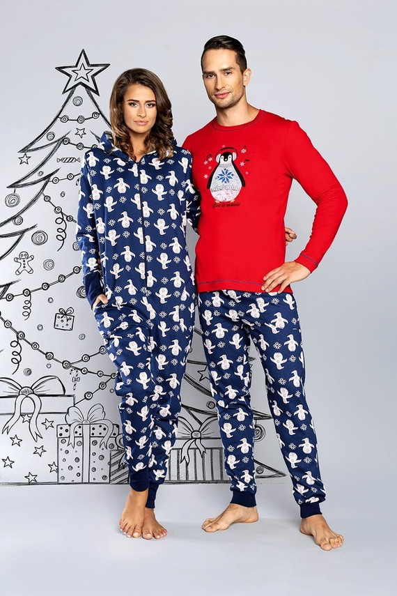 Salopetă lungă pentru femei Nana Italian Fashion - roșu 