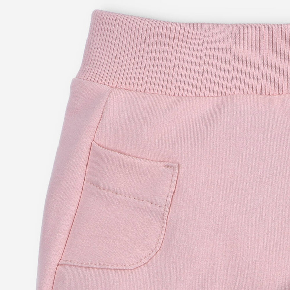 ABN-4517/PUR Pantaloni de trening Nini din bumbac organic, roz pudrat