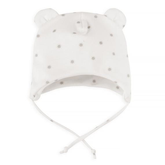 Bună ziua Pinocchio pălărie legată pentru bebeluș - floarea soarelui ecru