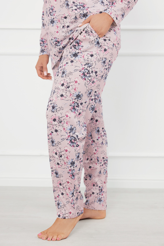 Toliana Pijama de damă cu mânecă lungă, pantaloni lungi Italian Fashion 