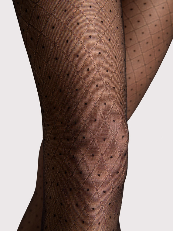 Dresuri Fiore Maribel G6130 20 den model geometric mate elastice