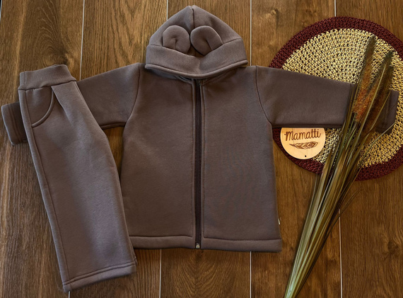 Set trening pentru copii DH117 mousse de ciocolată – Mamatti