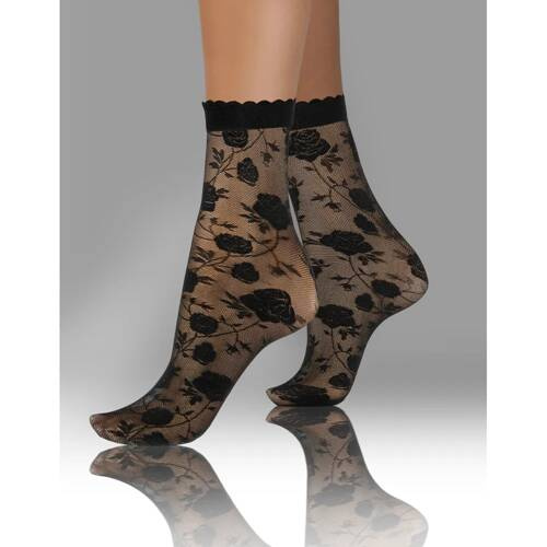 Șosete damă Sesto Senso, model 010, trandafiri