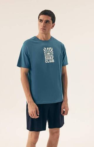 42600 Pijamale pentru bărbați Sun Henderson - aqua