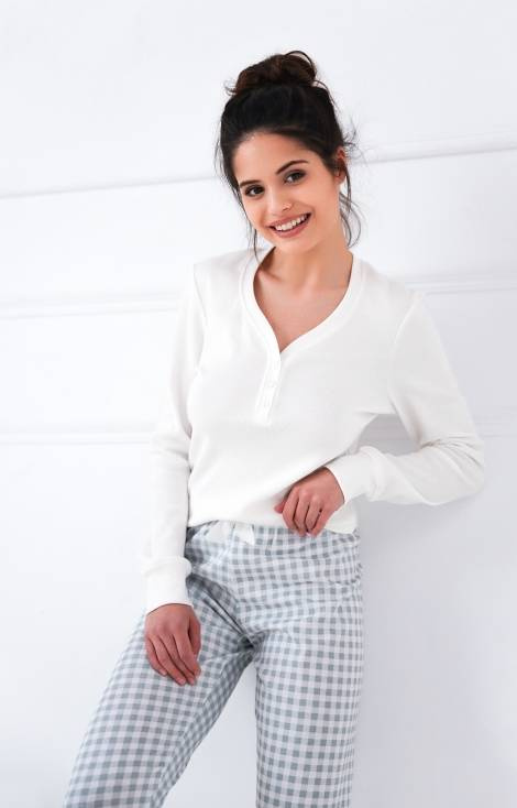 Pijama pentru femei Desire Sensis - ecru