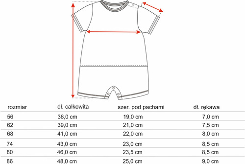 ABN-5481 Underwater World Baby Rampers Nini – bumbac organic, mâneci scurte