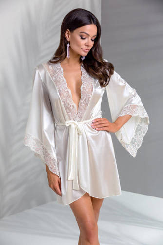 Inoe Peignoir Szlafrok damski Casmir ecru