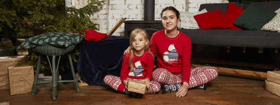 Arktyka Pijama pentru copii Italian Fashion - roșu/print