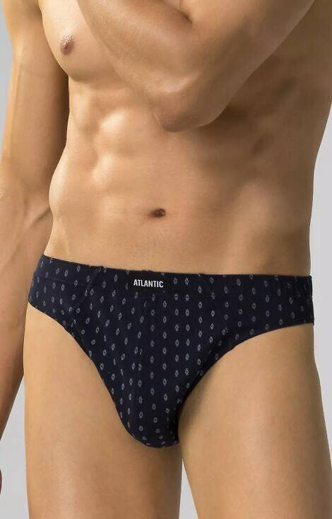 Slip bărbați 3MP-177 A'3 Atlantic - bleumarin-albastru - gri