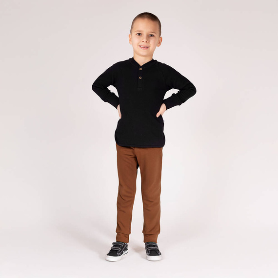 169545 Pantaloni de trening Nicol - maro