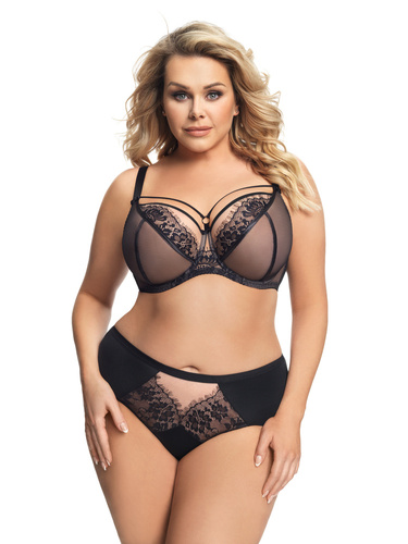 K 496 Paradise sutien moale Gorsenia - negru 