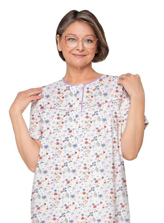 203 Bogna I Martel cămașă de noapte cu fermoar -25 mov