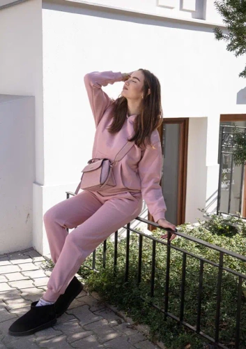 Set trening dama Randi Dkaren - roz pudrat