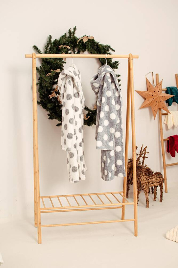 halat de baie 323 Dots Forex - gri