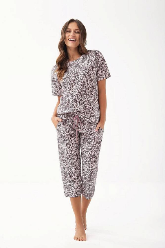 325 Luna pijamale dama - imprimeu leopard