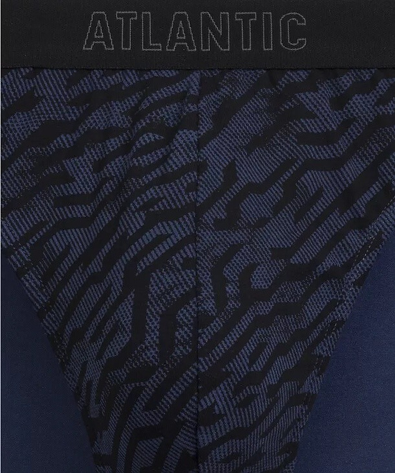 Chiloți bărbați Atlantic 3MP-221 A3 3-pachet – bumbac grafit/negru/indigo