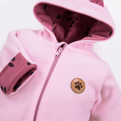 Costum din lână Run & Fun Eevi - roz